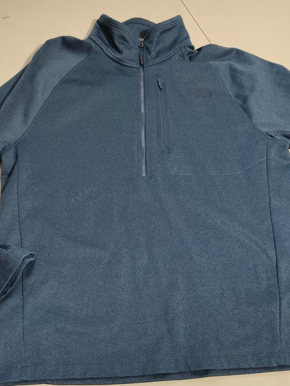 The North Face Canyonlands Half Zip Fleece Pullover Shady Blue Heather Size L - Picture 15 of 15